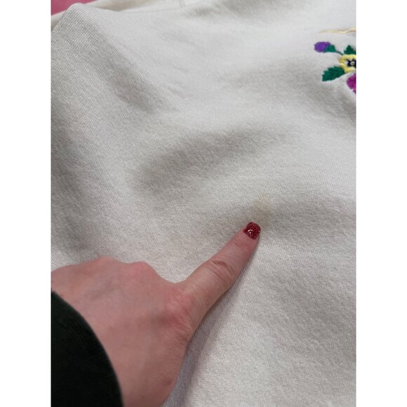 Vintage Grandma Cottagecore Embroidered Crewneck Sweatshirts XL - Picture 9 of 10